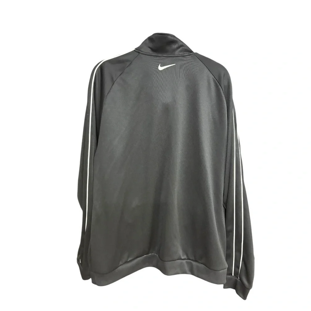 Nike Black Jacket With White Piping Sports Wear Jacket I Size: XL